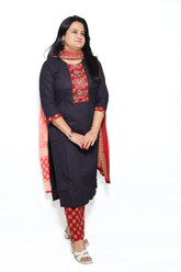 Elegant Red Ethnic cotton Kurti Collection