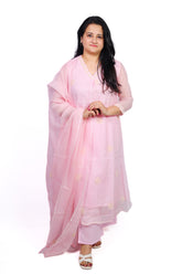 Soft kotadoriya with lining with pants and dupatta