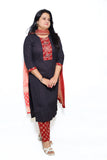 Elegant Red Ethnic cotton Kurti Collection
