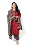 Elegant Red Ethnic cotton Kurti Collection
