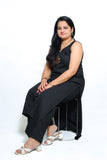 black cotton kurta palazzo