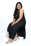 black cotton kurta palazzo