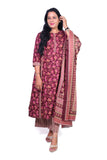 A-Line premium cotton suit with palazzo