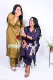 Mull cotton A-Line kurta pant