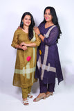 Mull cotton A-Line kurta pant