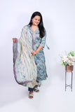 Premium mull cotton A-Line suit