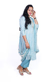 Premium cotton suit with handblock dupatta