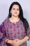 Cotton suit with palazzo