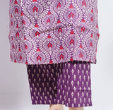 Cotton suit with palazzo