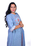 Linen cotton A-Line suit