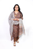 Soft kotadoriya with lining with pants and dupatta