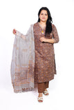 Soft kotadoriya with lining with pants and dupatta