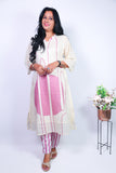 Linen cotton A-Line kurta pants